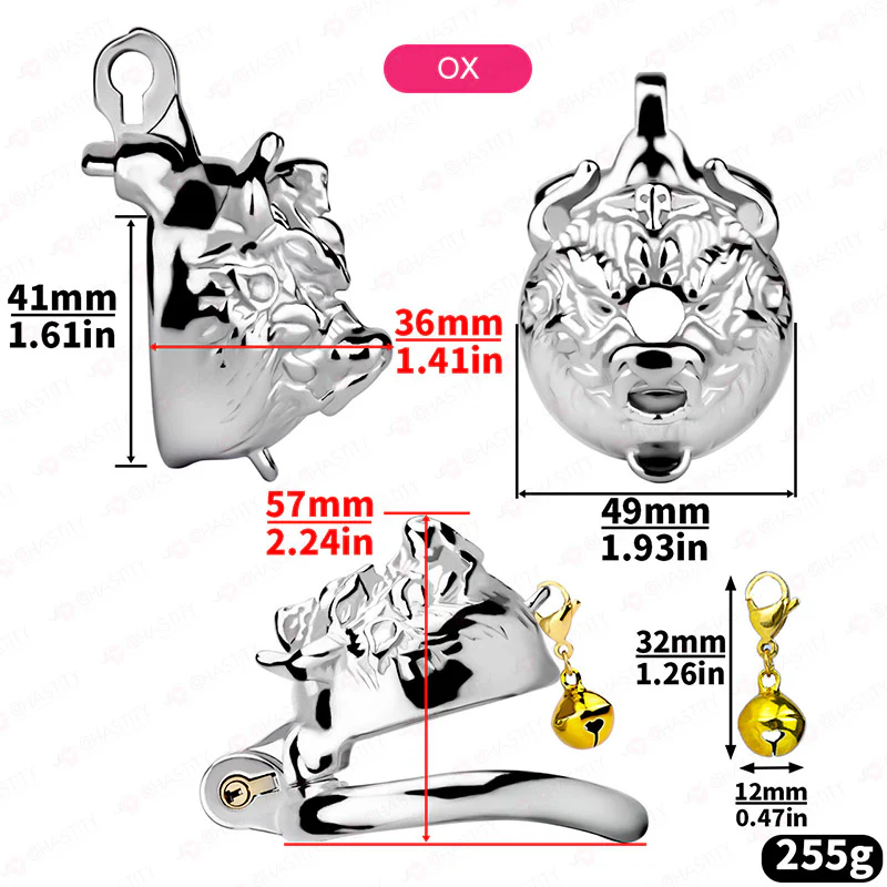 Beast Cock Locker With Chastity Bell - Image 10