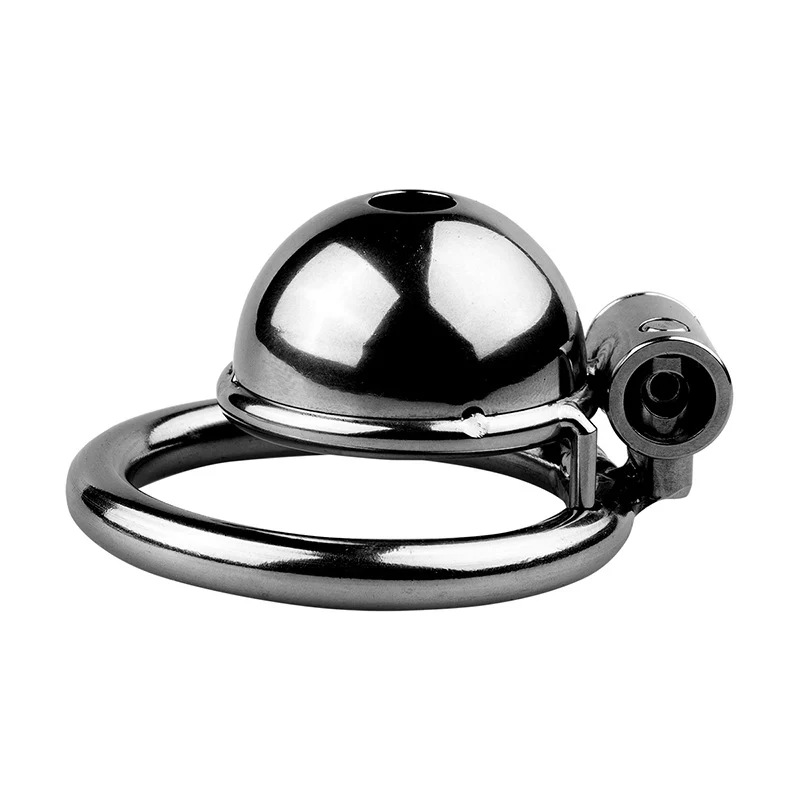 Button Chastity Cage (3 Rings) - Image 5