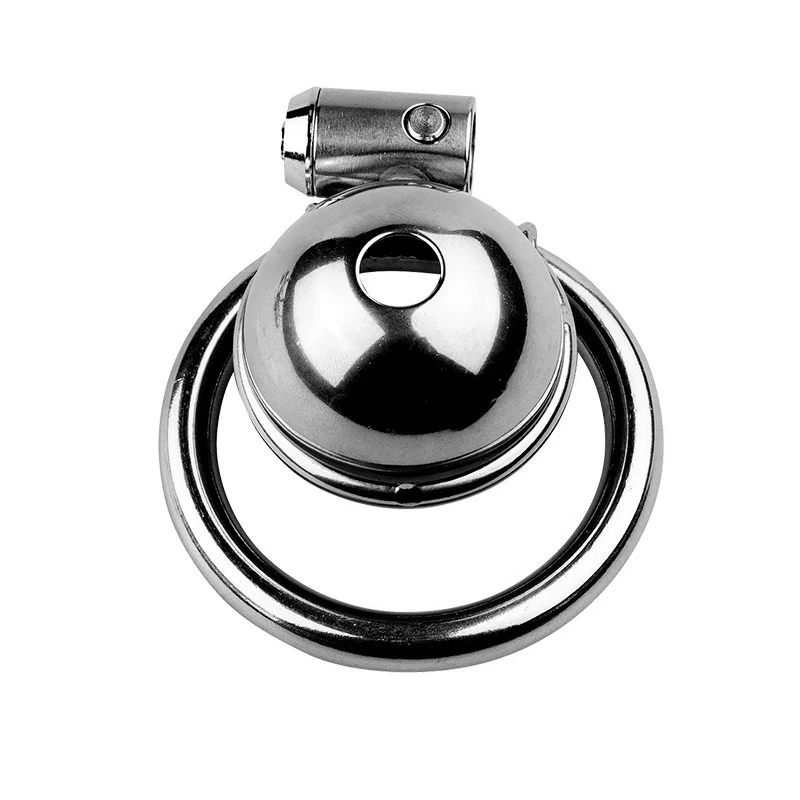 Button Chastity Cage (3 Rings) - Image 6