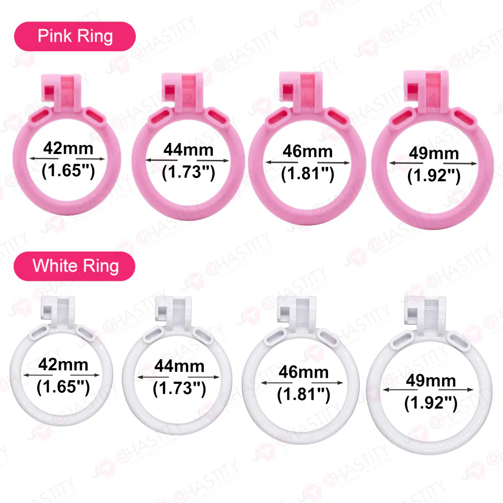 Cap Bowtie Tight Male Chastity Lock - Image 5