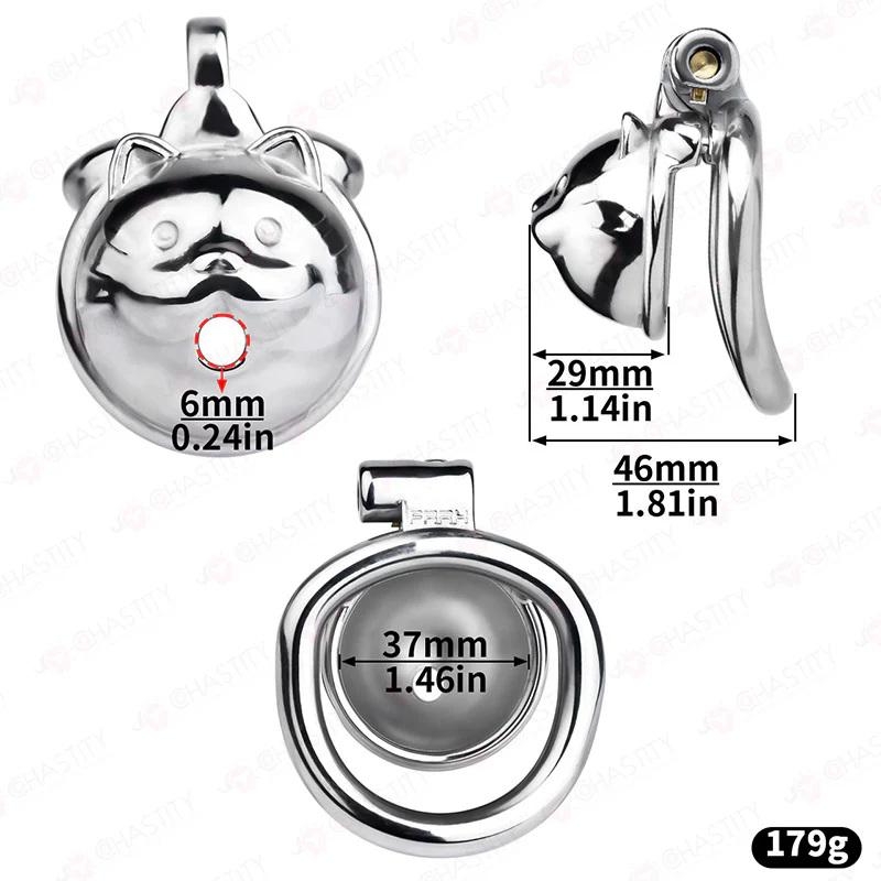 Cat Face Smallest Chastity Cage - Image 3