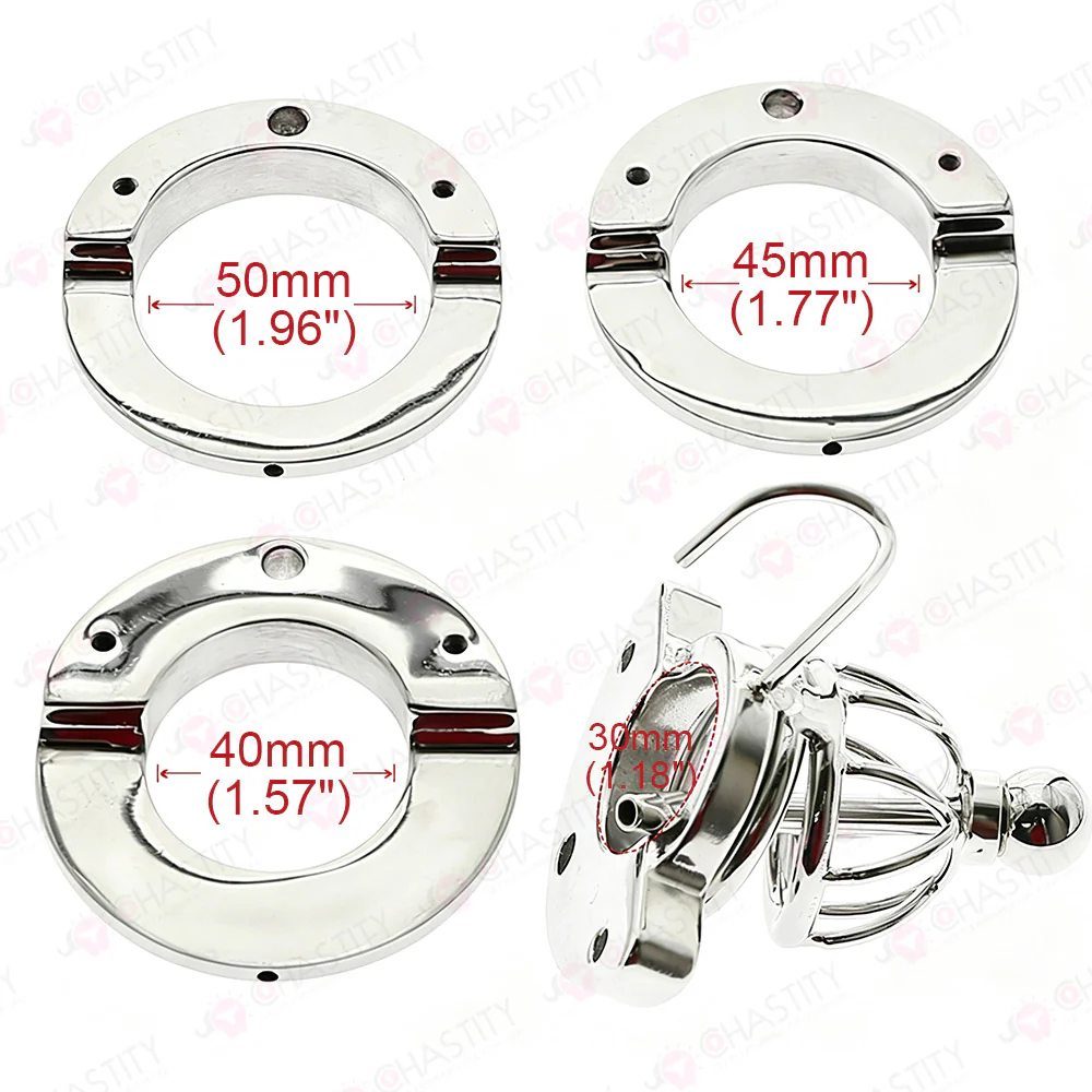 Chastity Cage With Ball Stretcher - Image 3