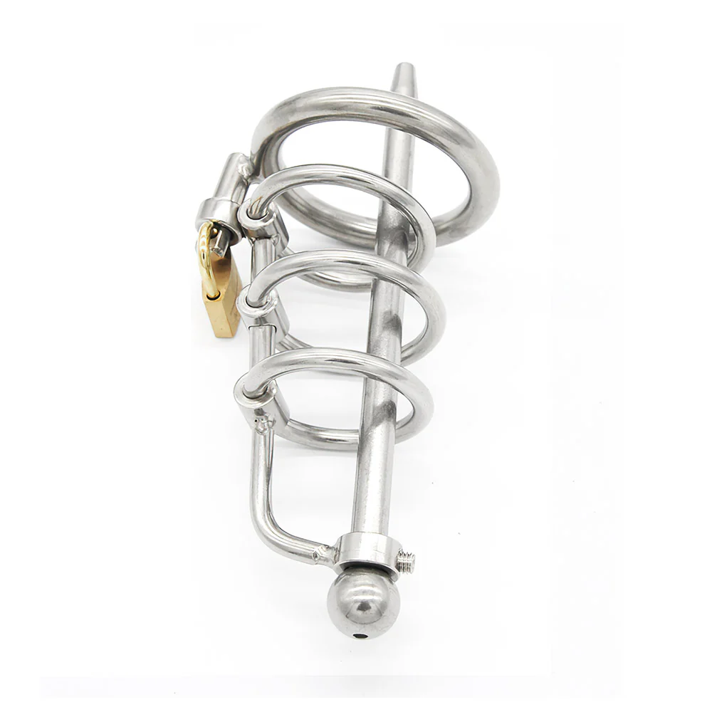 Chastity Cage With Urethral Sound - Image 2