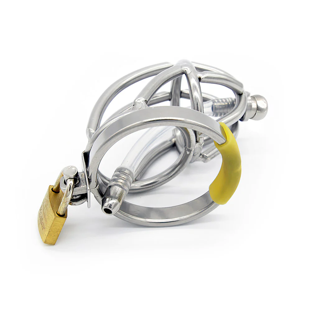 Chastity Cage With Urethral Tube - Image 2