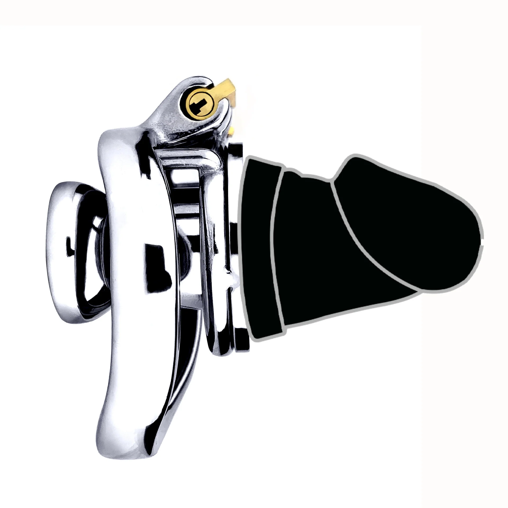 Cock In Chastity With Dildo - Image 13