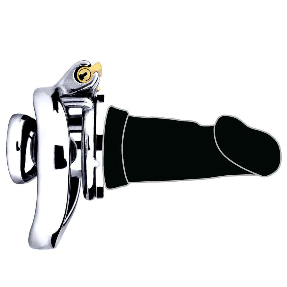 Cock In Chastity With Dildo - Image 15