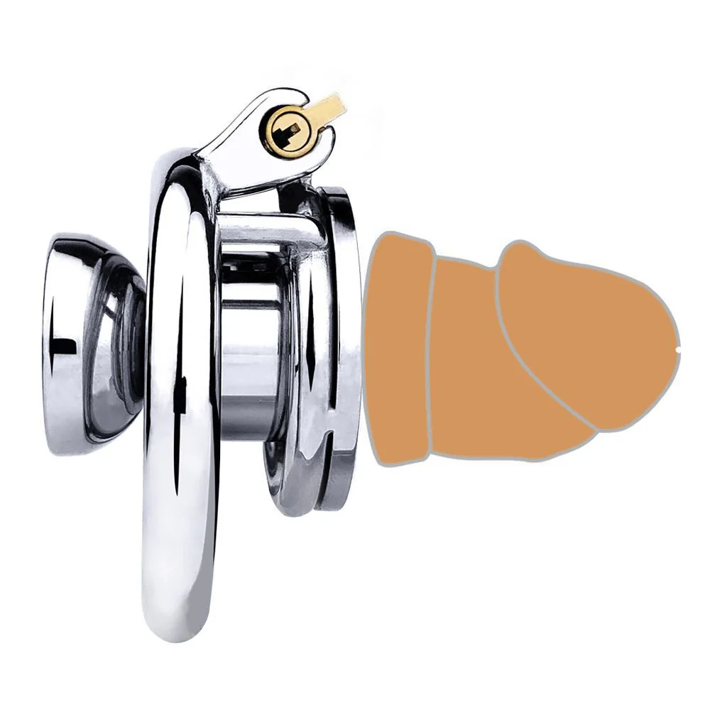 Cock In Chastity With Dildo - Image 17