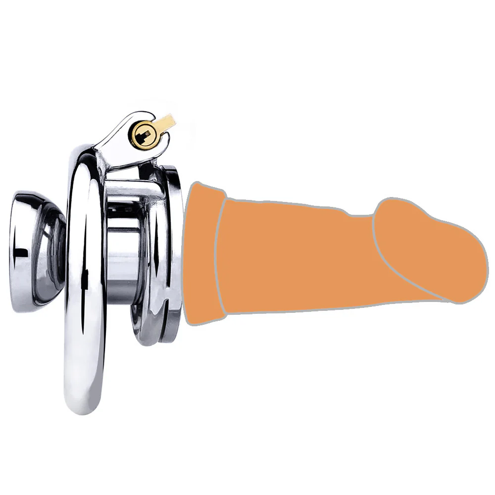 Cock In Chastity With Dildo - Image 18