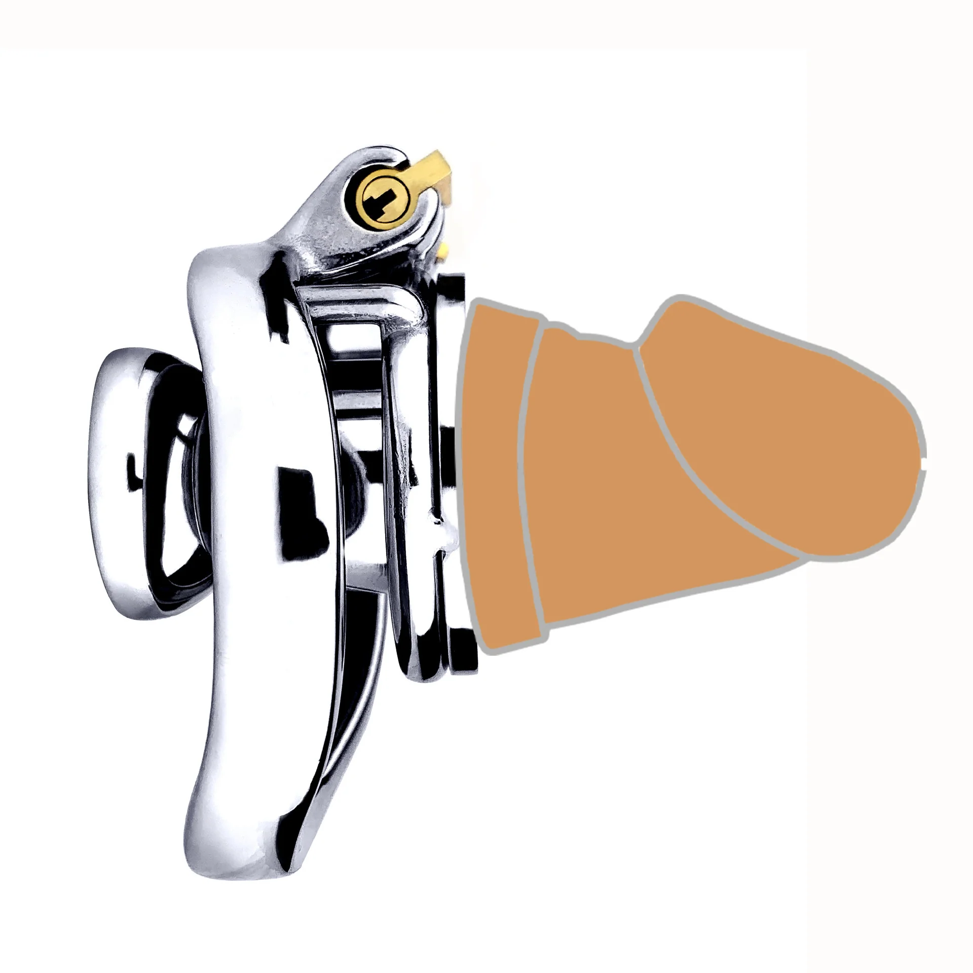 Cock In Chastity With Dildo - Image 19