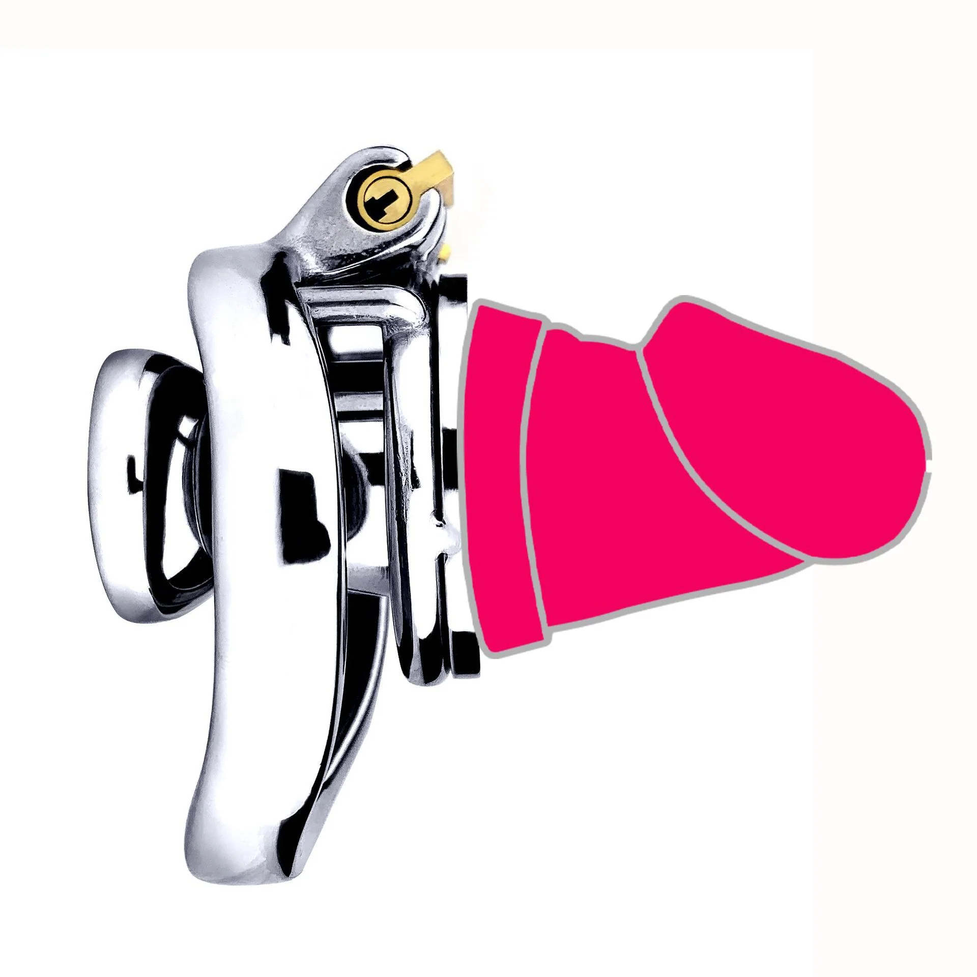 Cock In Chastity With Dildo - Image 24