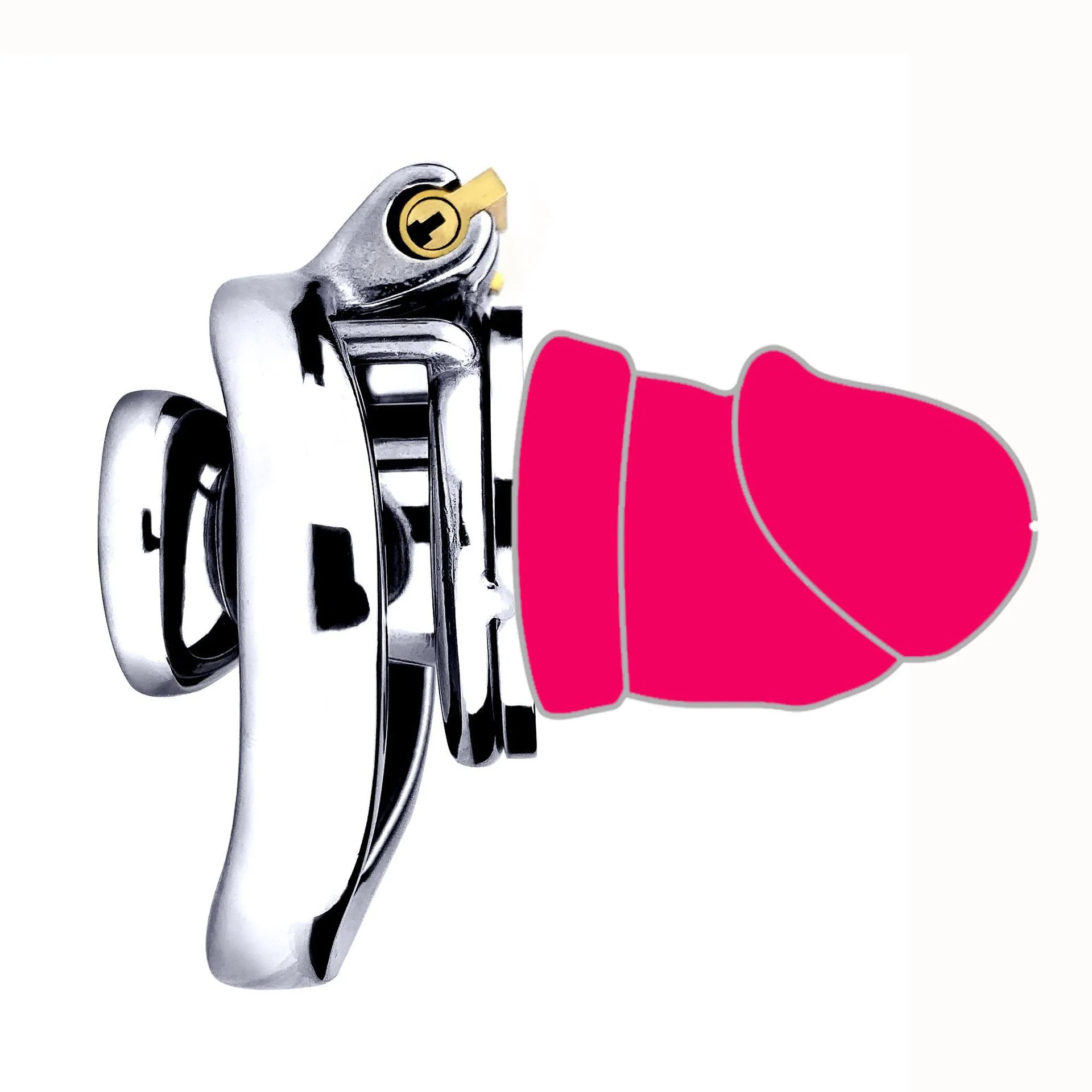 Cock In Chastity With Dildo - Image 25