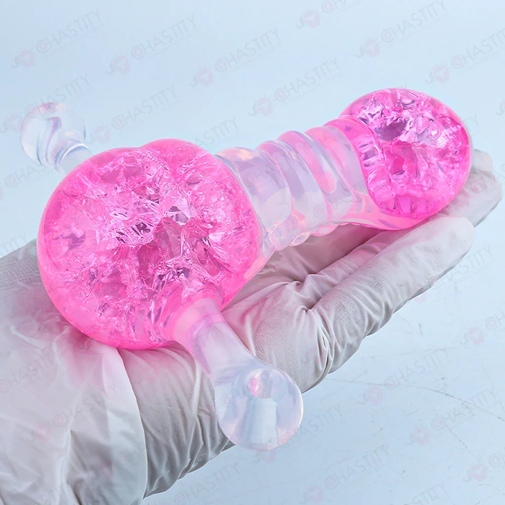 Crystal Silicone Dildo Mouth Gag - Image 14