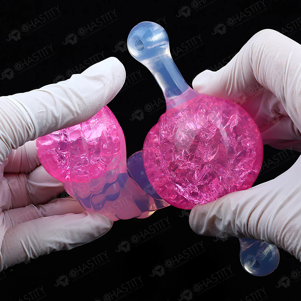 Crystal Silicone Dildo Mouth Gag - Image 16