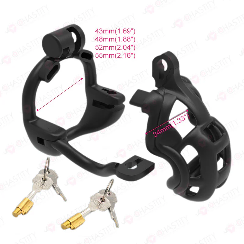 Dark Cobra Chastity With Testicular Lock - Image 4