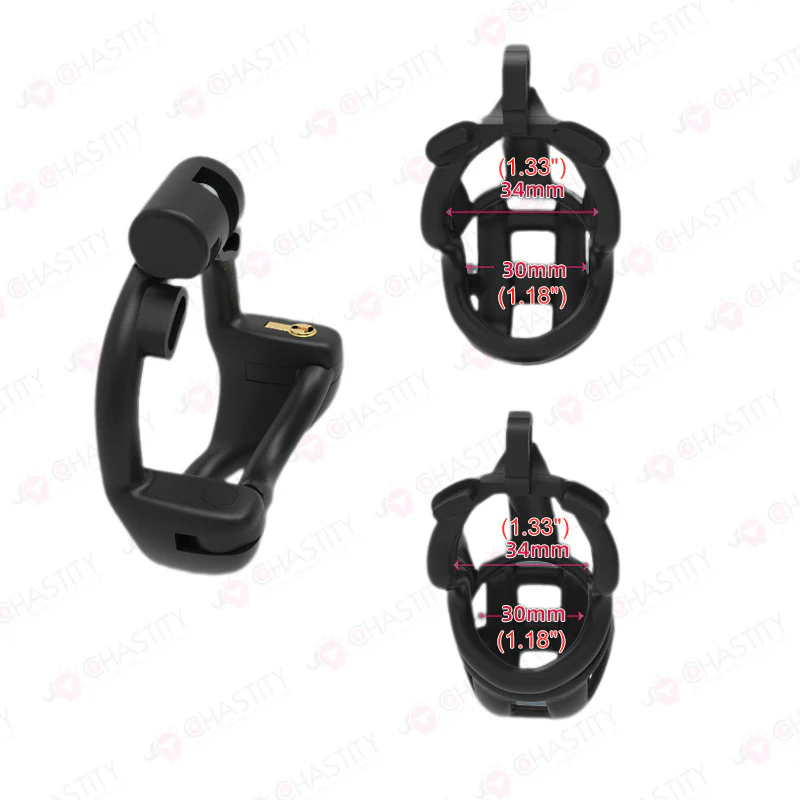 Dark Cobra Chastity With Testicular Lock - Image 5