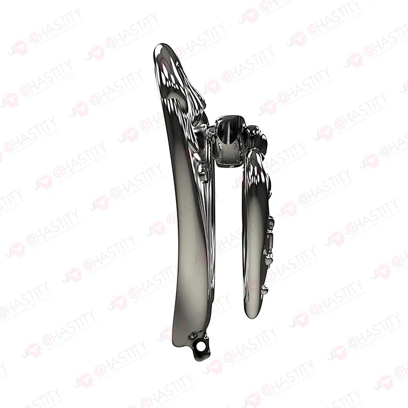 Dark Magic Chastity Cage with Gemstone - Image 5