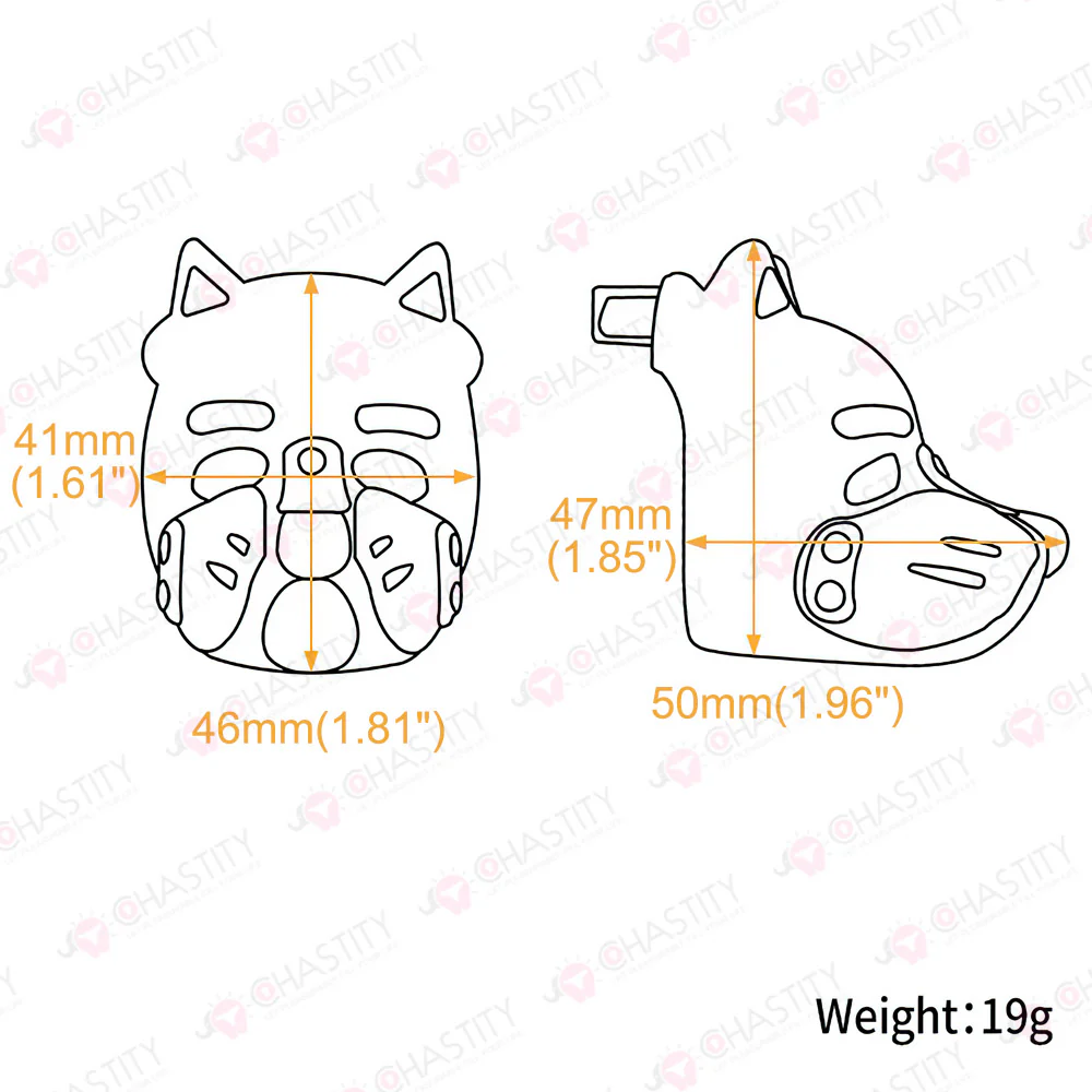 Multicolor Dog Slave Submissive Male Chastity - Image 3