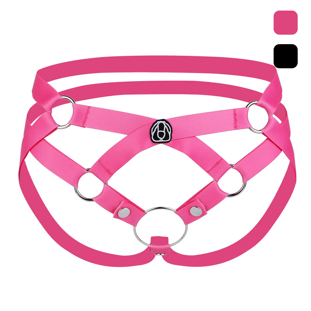 Elastic Crisscross Chastity Lock Auxiliary Belt
