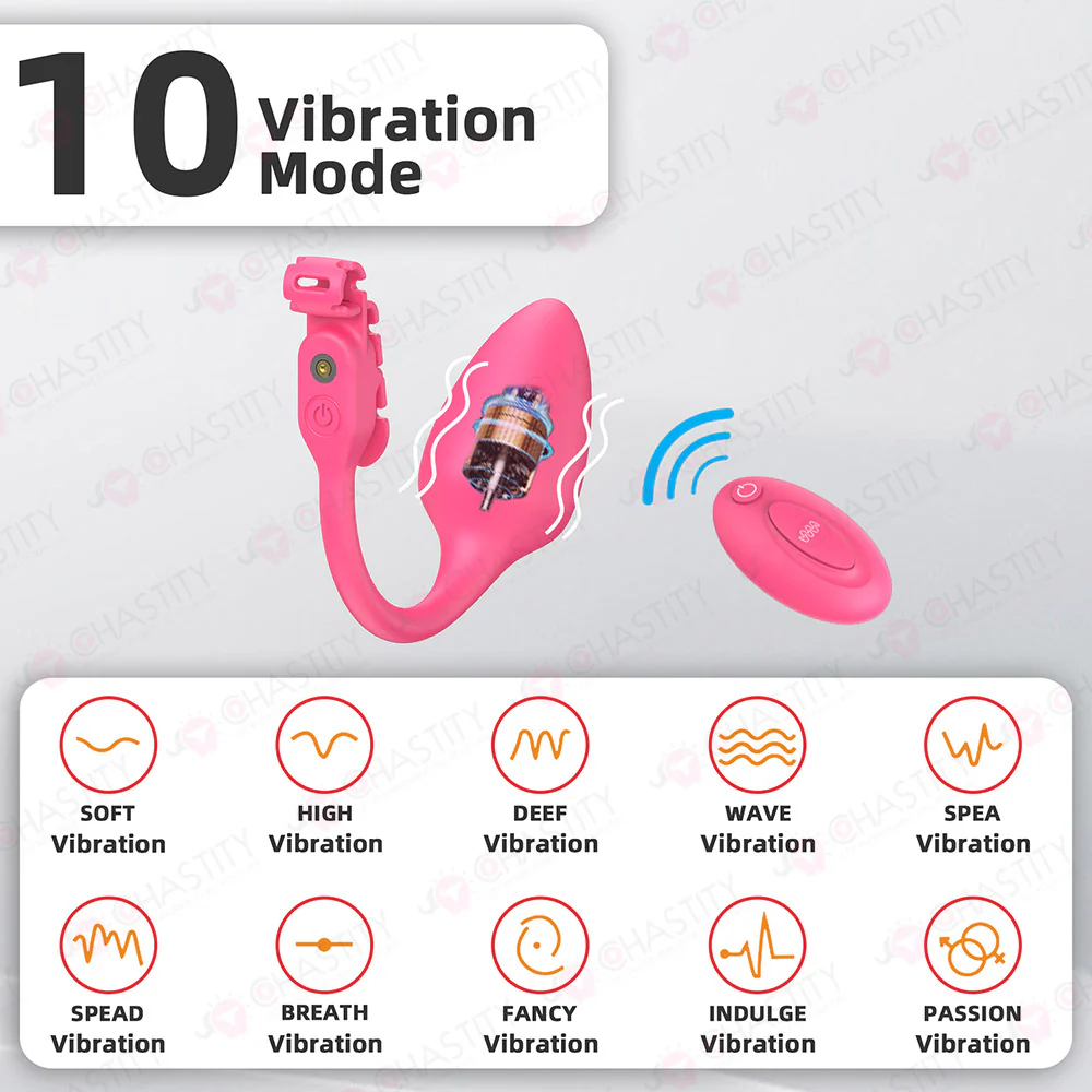 Extension Ring Soft Spikes Chastity Cage Double Pleasure - Image 20