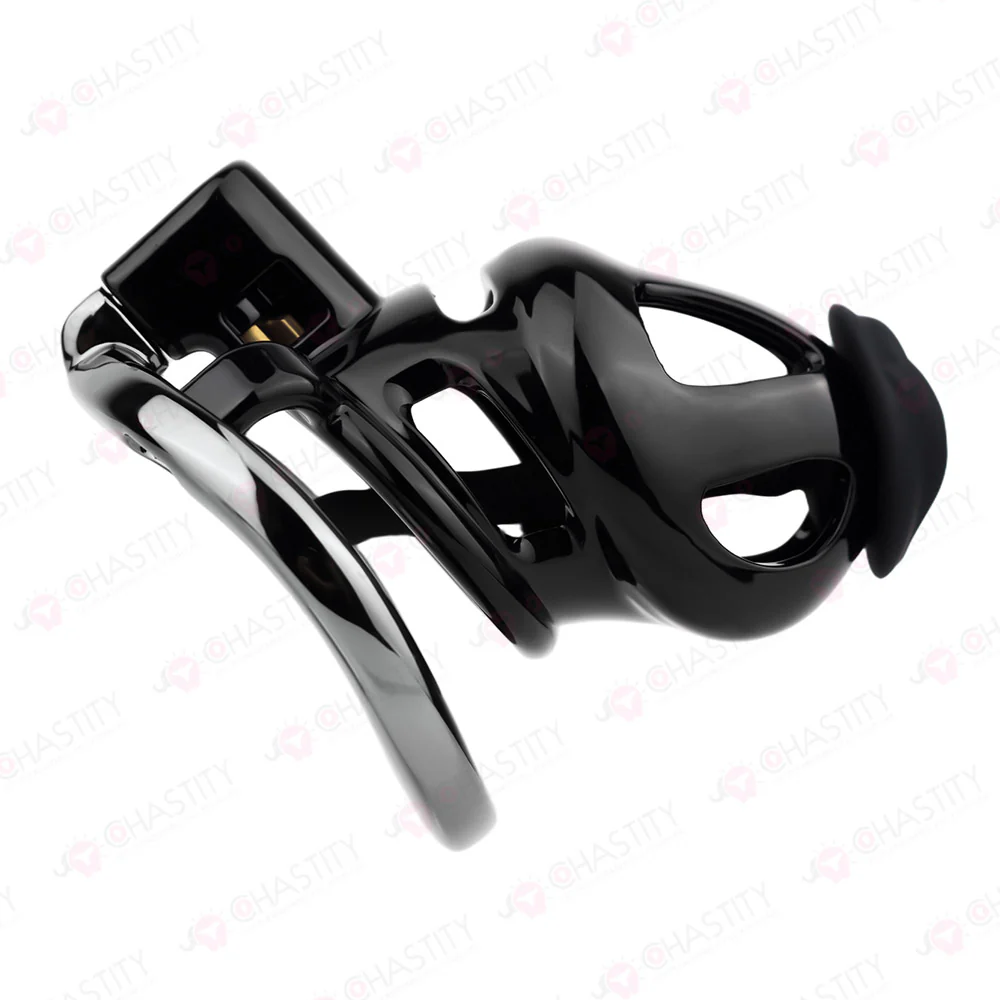 ABS & Metal Fancy Chastity Cage - Image 10