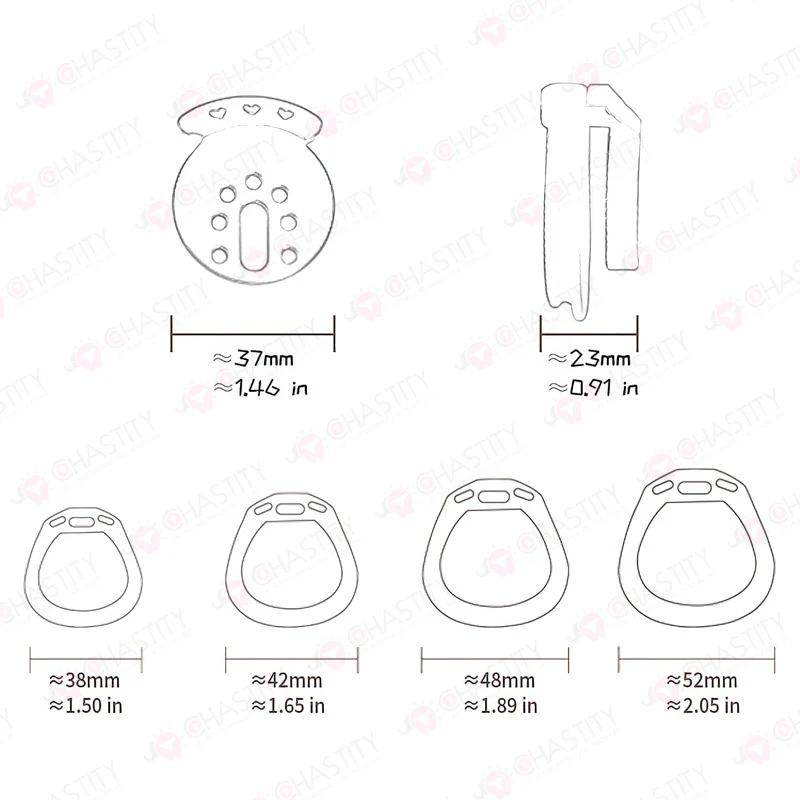 Flat Abstinence Chastity Set - Image 3