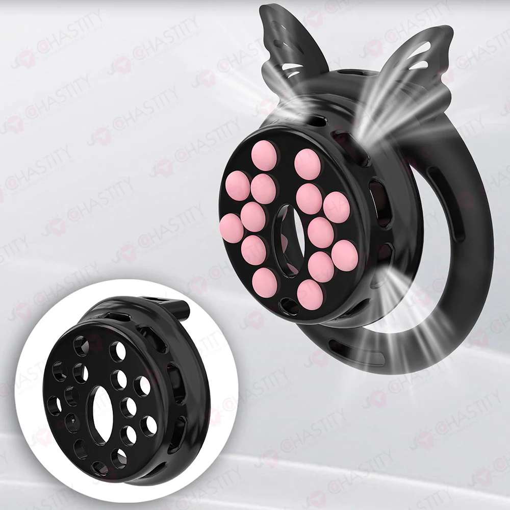 Installable Soft Nail Flat Chastity Cock Cage - Image 14