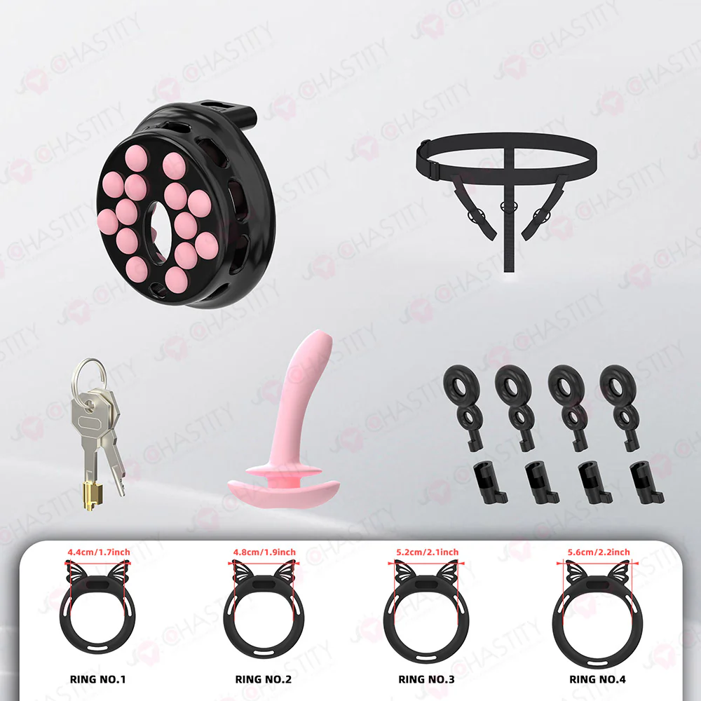 Installable Soft Nail Flat Chastity Cock Cage - Image 16
