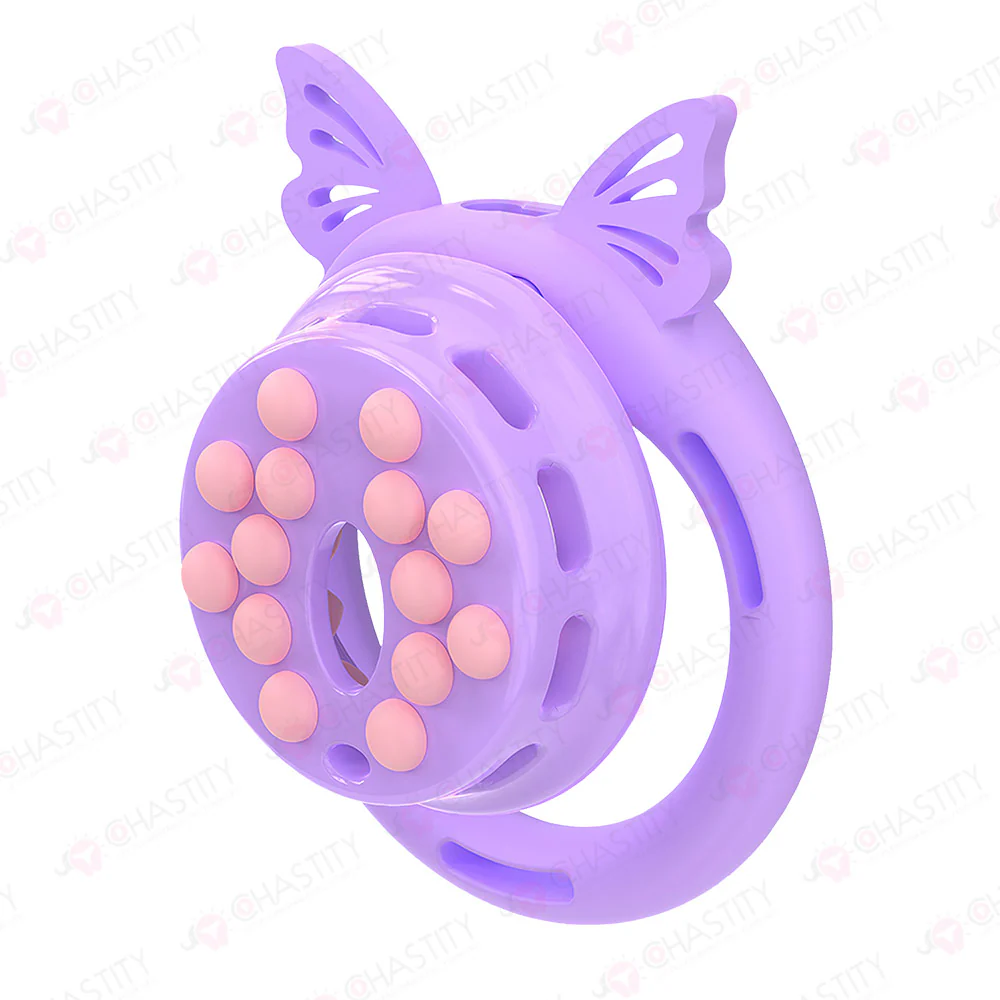 Installable Soft Nail Flat Chastity Cock Cage - Image 2