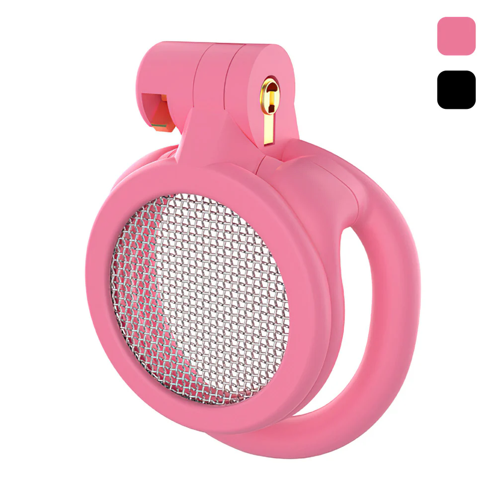 Flat Sieve Mesh Cock Cage (Resin & Metal)
