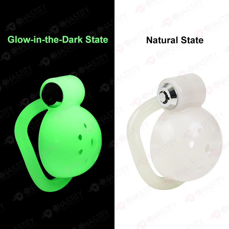 Glow In The Dark Chastity Cage - Image 2