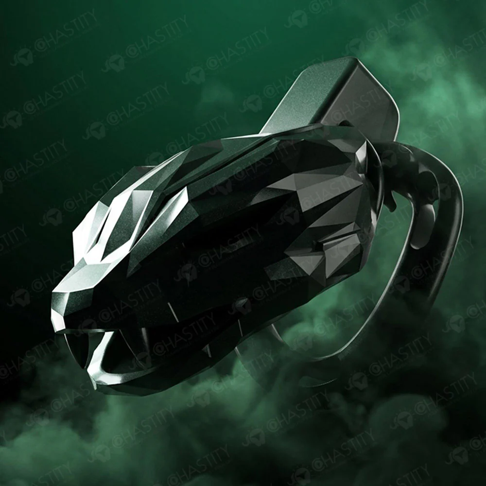 Limited Edition - Starborn Venom Green Viper Chastity Device - Image 2