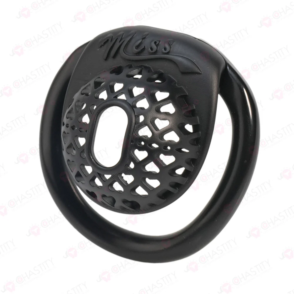 Heart Mesh Ultra Short Chastity Cage - Image 2