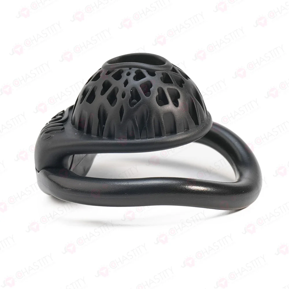 Heart Mesh Ultra Short Chastity Cage - Image 6