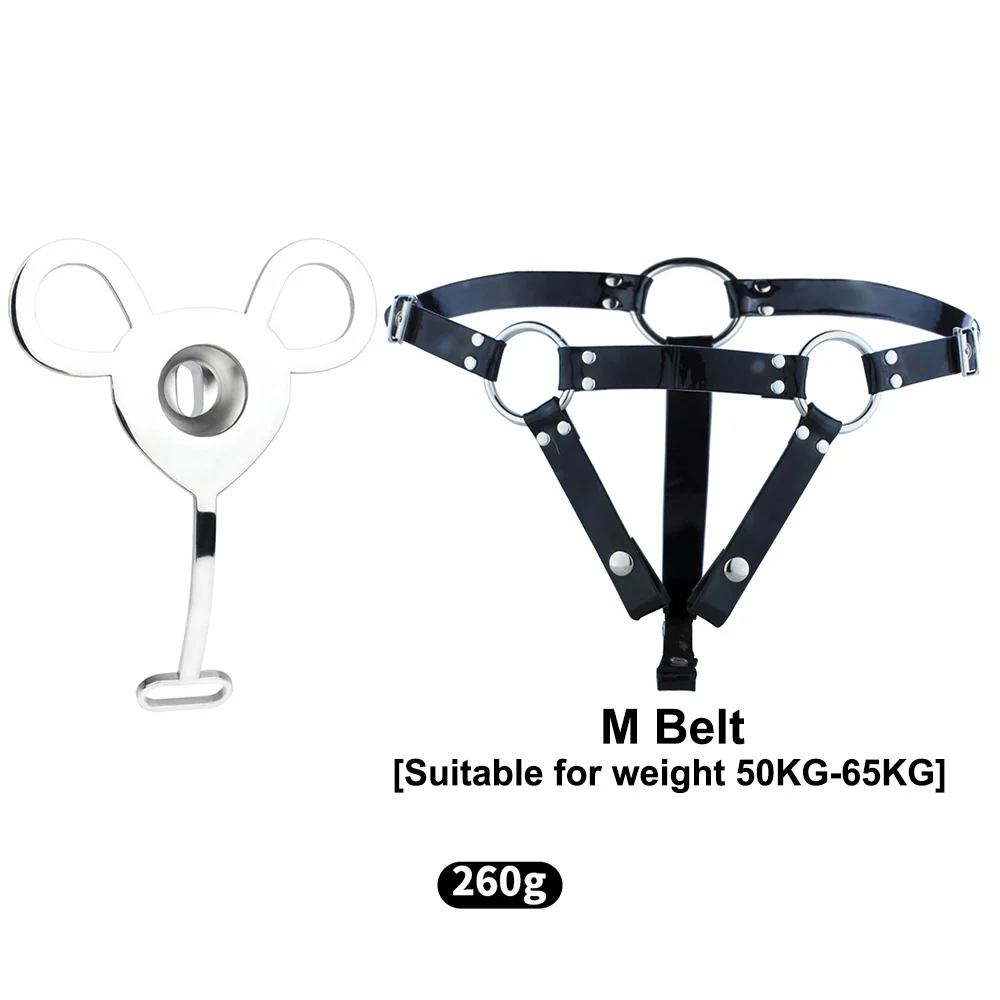 Inverted Ladyboy Chastity Cage With Belt - Image 4