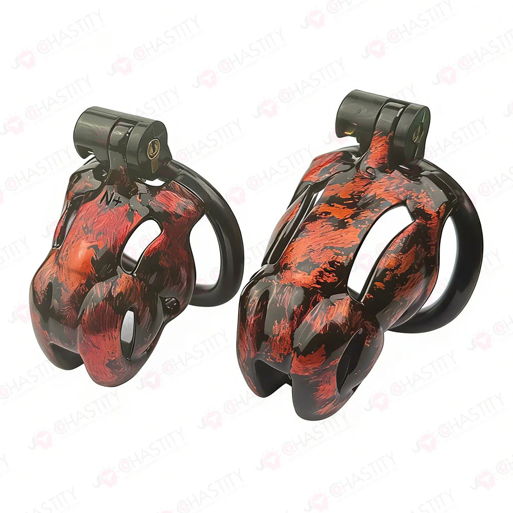 Iridescent Viper Mens Cock Cage Chastity - Image 9