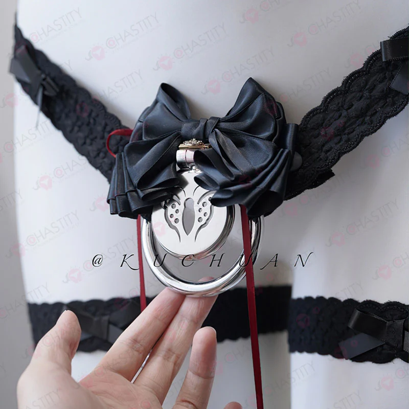 Lace Belt Kit For Sissy Chastity - Image 2