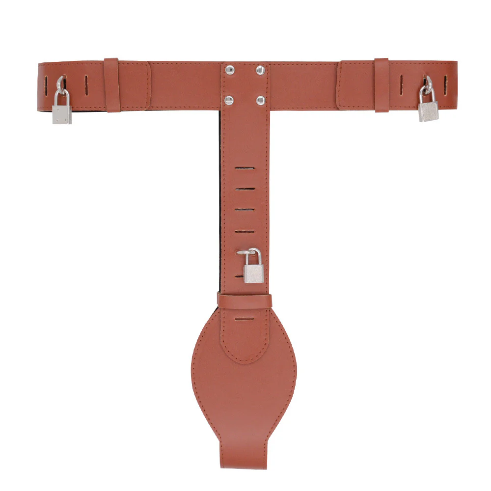 Leather Female Chastity Belt - Image 5