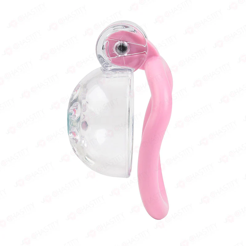 Male Chastity Denial With Clear Cage - Image 6
