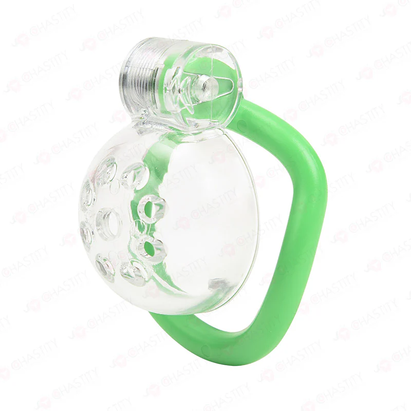 Male Chastity Denial With Clear Cage - Image 7