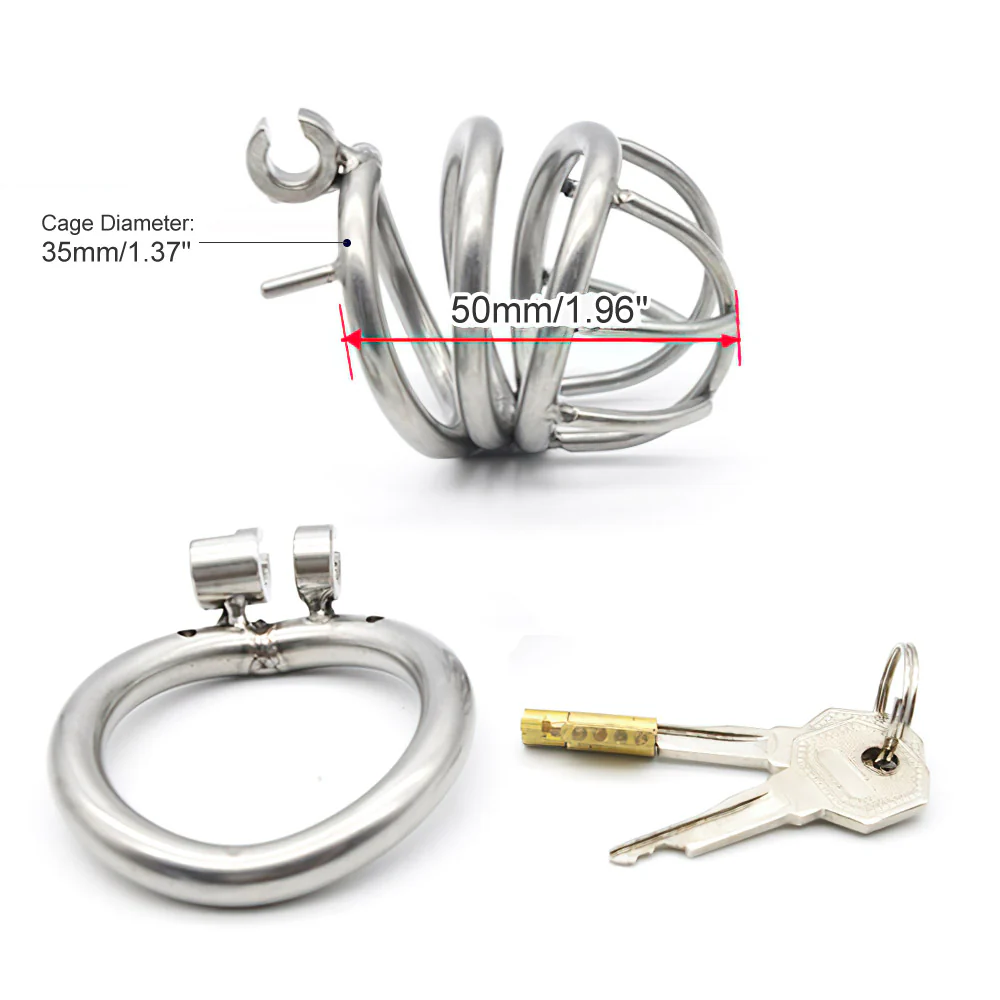 Male Chastity Stainless Steel - Image 4