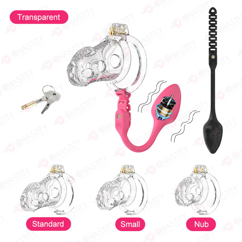 Male Slave In Cage & Remote Controlled Butt Plug - Image 3