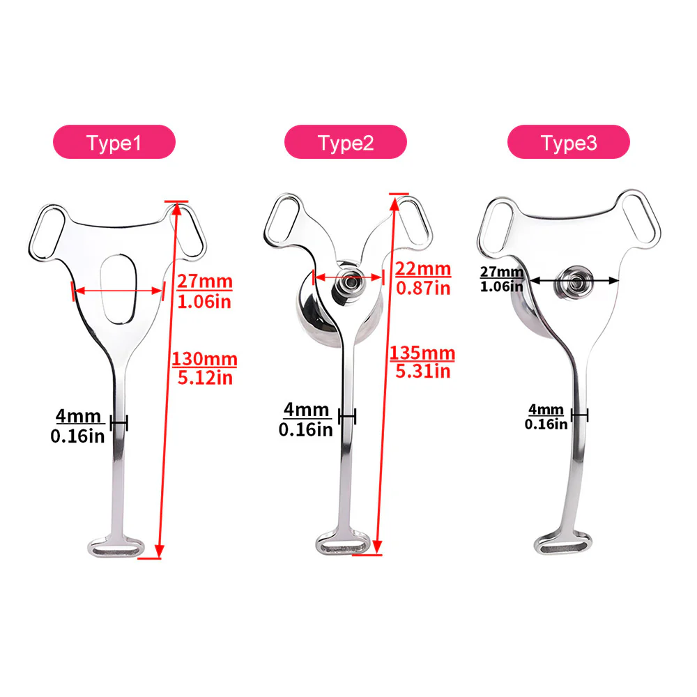 Metal Feminizer Flying-V With Three-Way Auxiliary Belt - Image 3