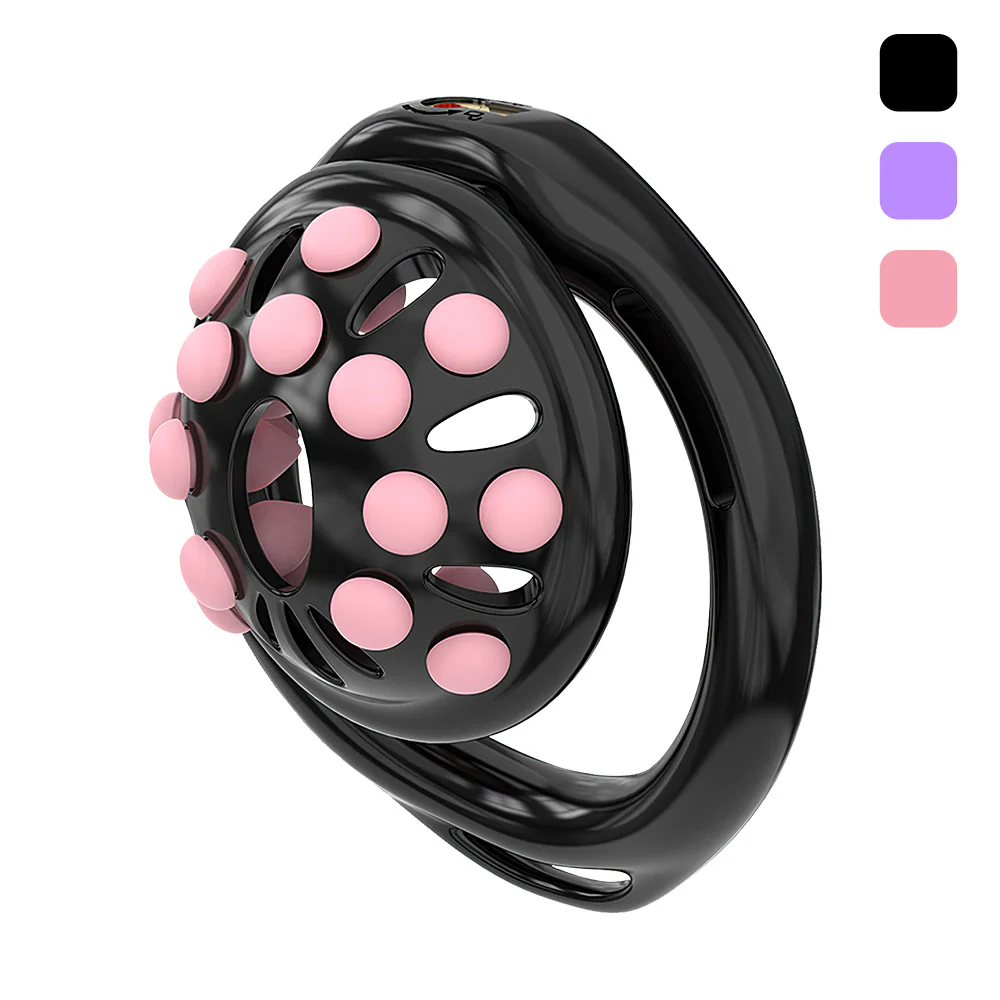 Micro Male Chastity With Removable Soft Spikes