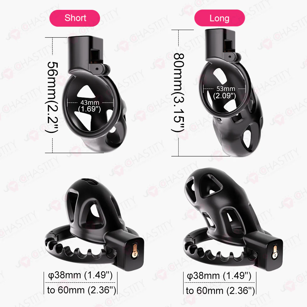 Monster Cock Cage Bondage With Adjustable 8 Sizes - Image 3