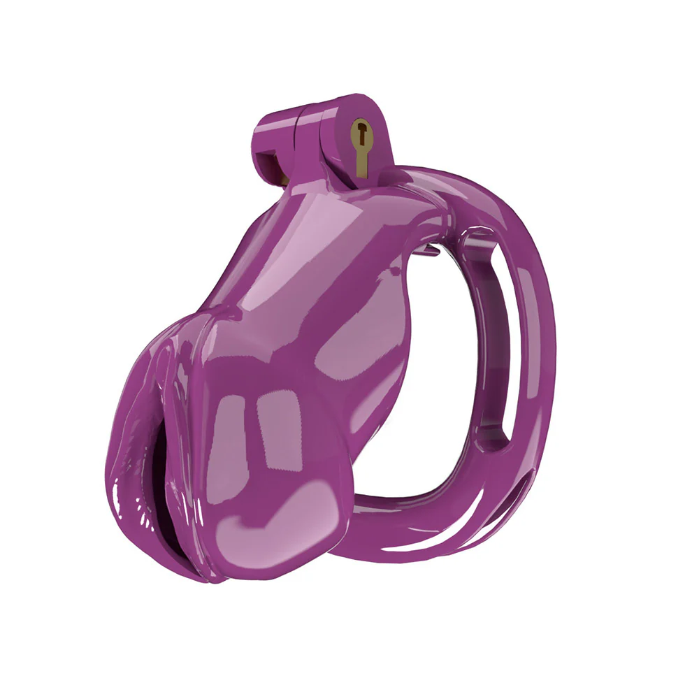 Nylon Chastity Cage With Belt - Image 13