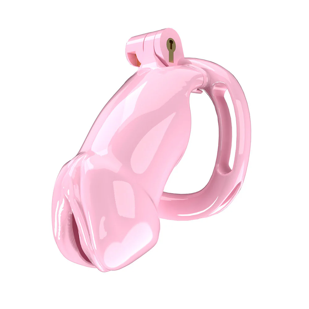 Nylon Chastity Cage With Belt - Image 3