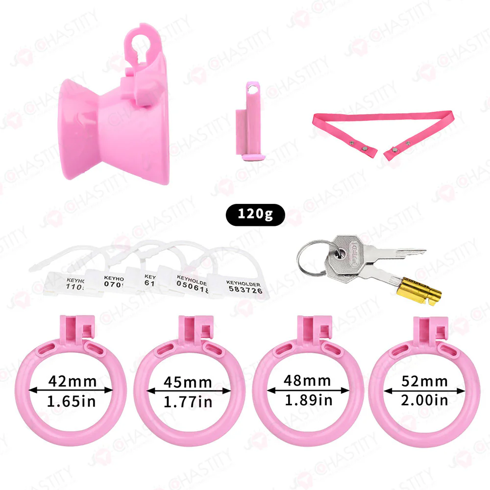 Opening Hourglass-Shaped Chastity Cup - Image 4