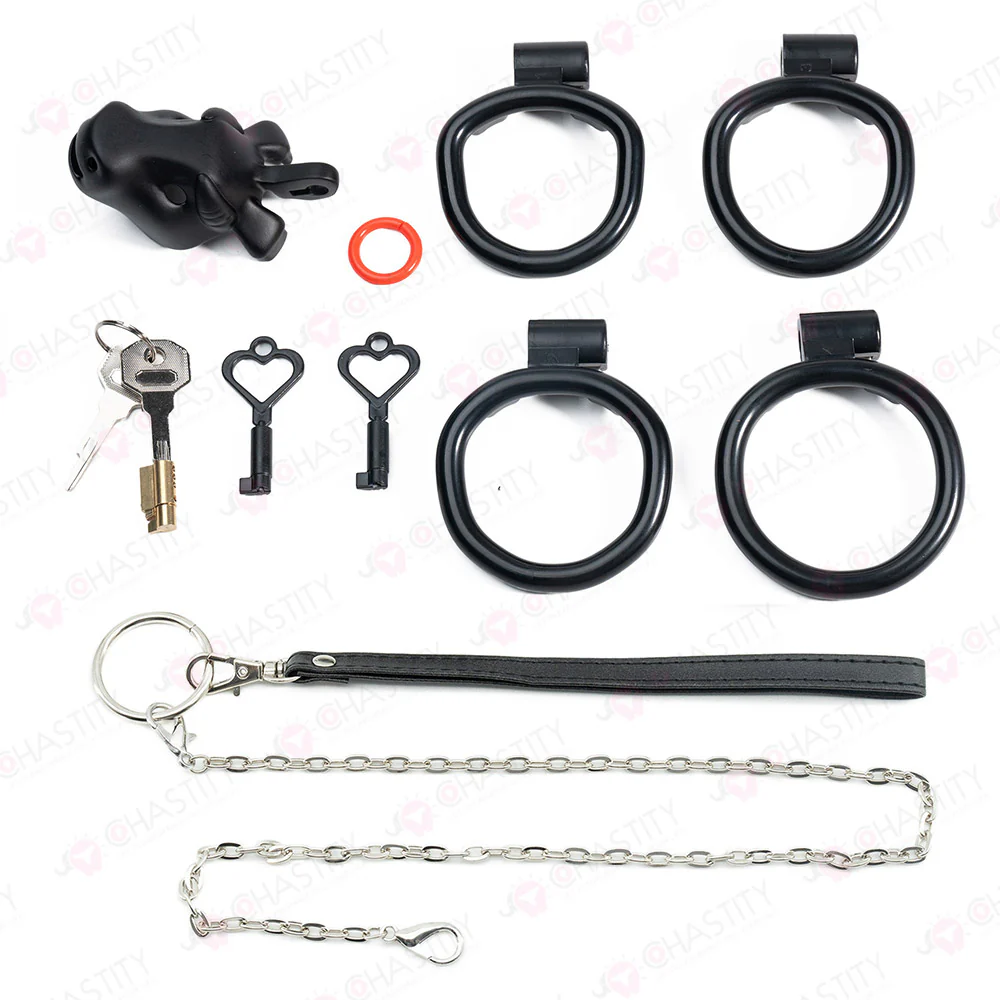 Ox Head Penis Leash Chastity Cage - Image 10