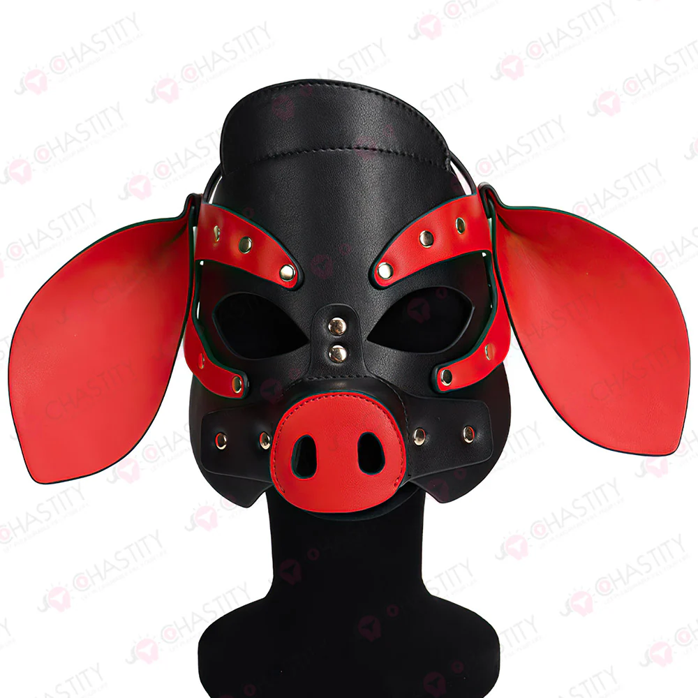 Pet Humiliation Roleplay Pig Mask - Image 4