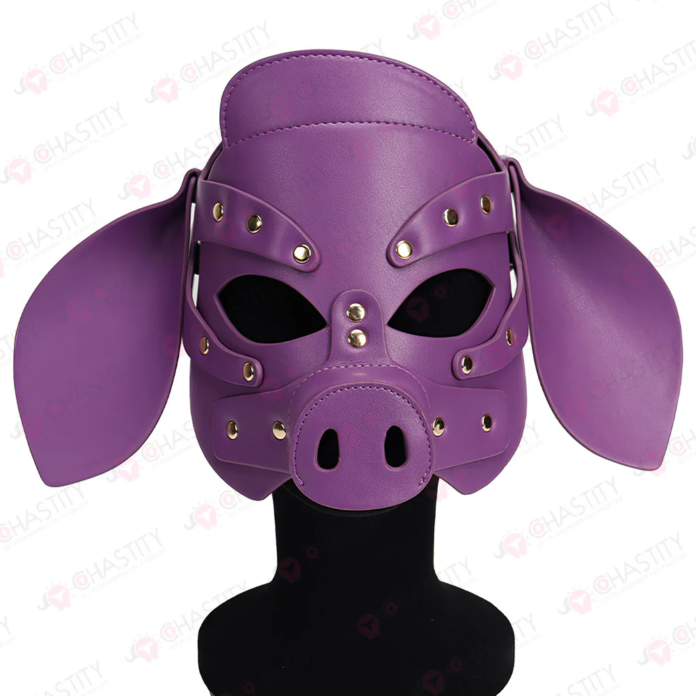 Pet Humiliation Roleplay Pig Mask - Image 5